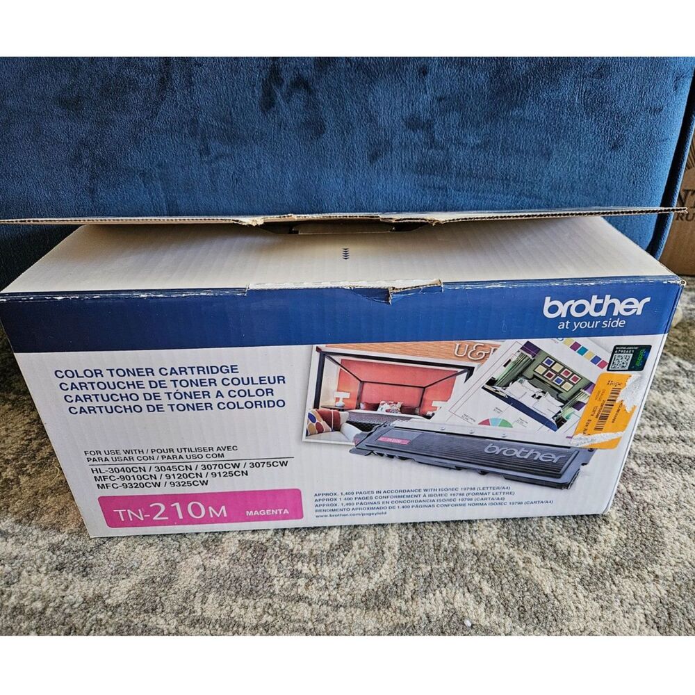 Brother Magenta Toner Original New Sealed TN-210M